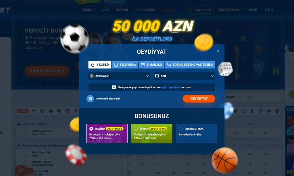 Mostbet qeydiyyat və giriş